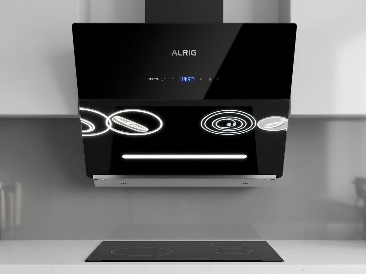 Кухонная наклонная вытяжка ALRIG